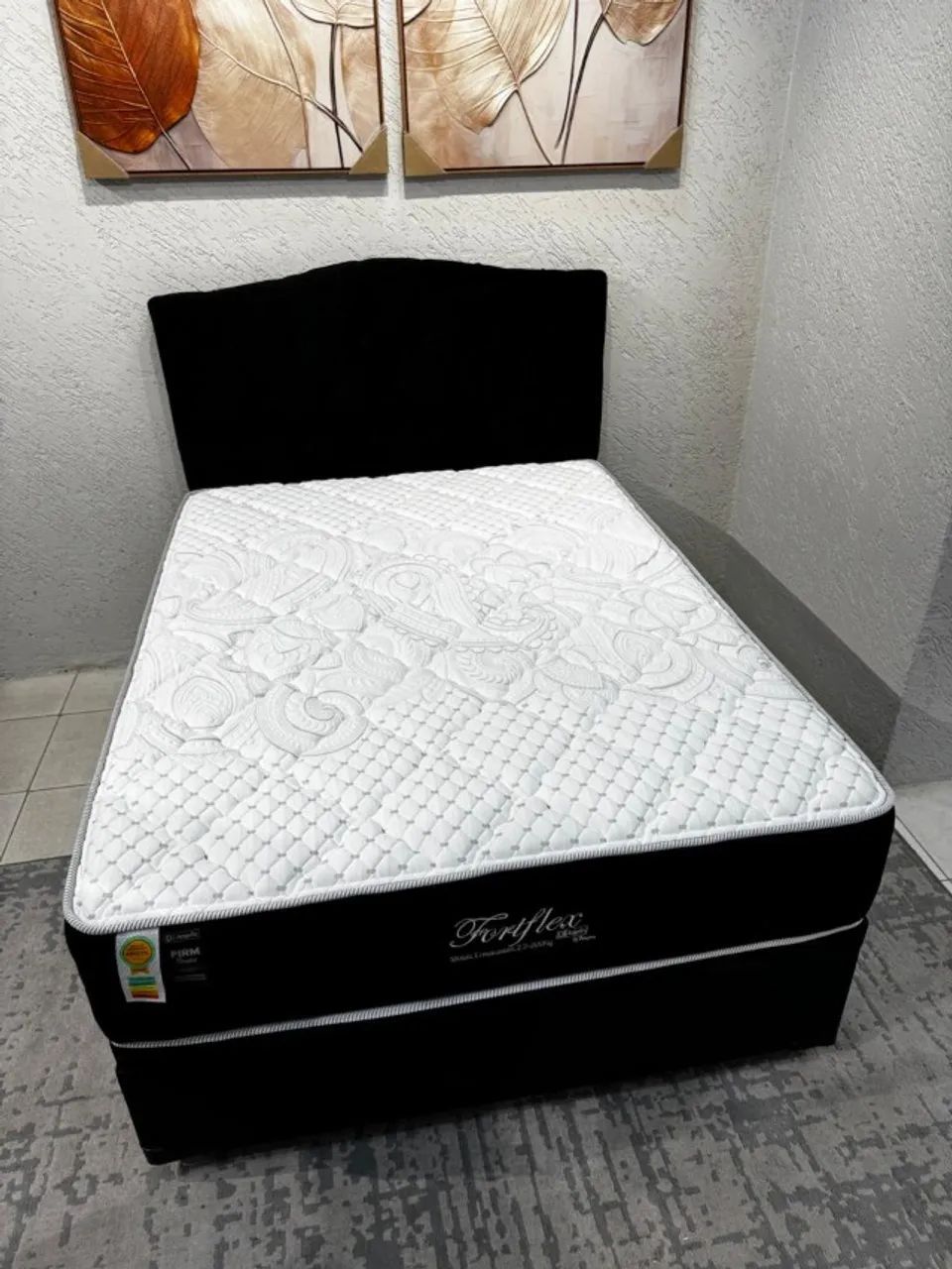 Colchão Casal Molas Ensacadas + Cama Box Baú - Foto 3
