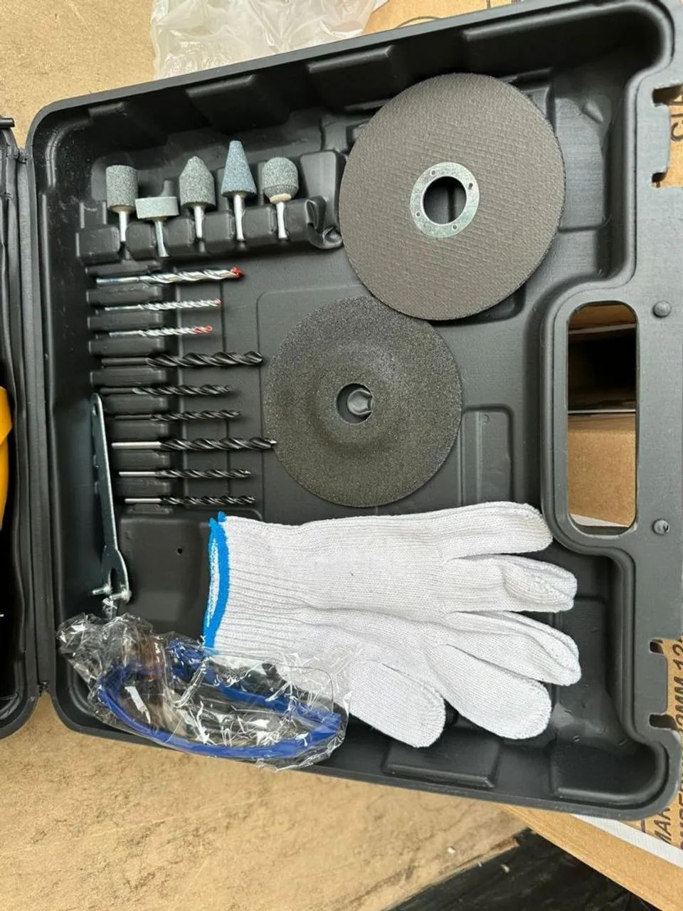 Kit Furadeira e lixadeira completo de ferramentas elétricas - Foto 3