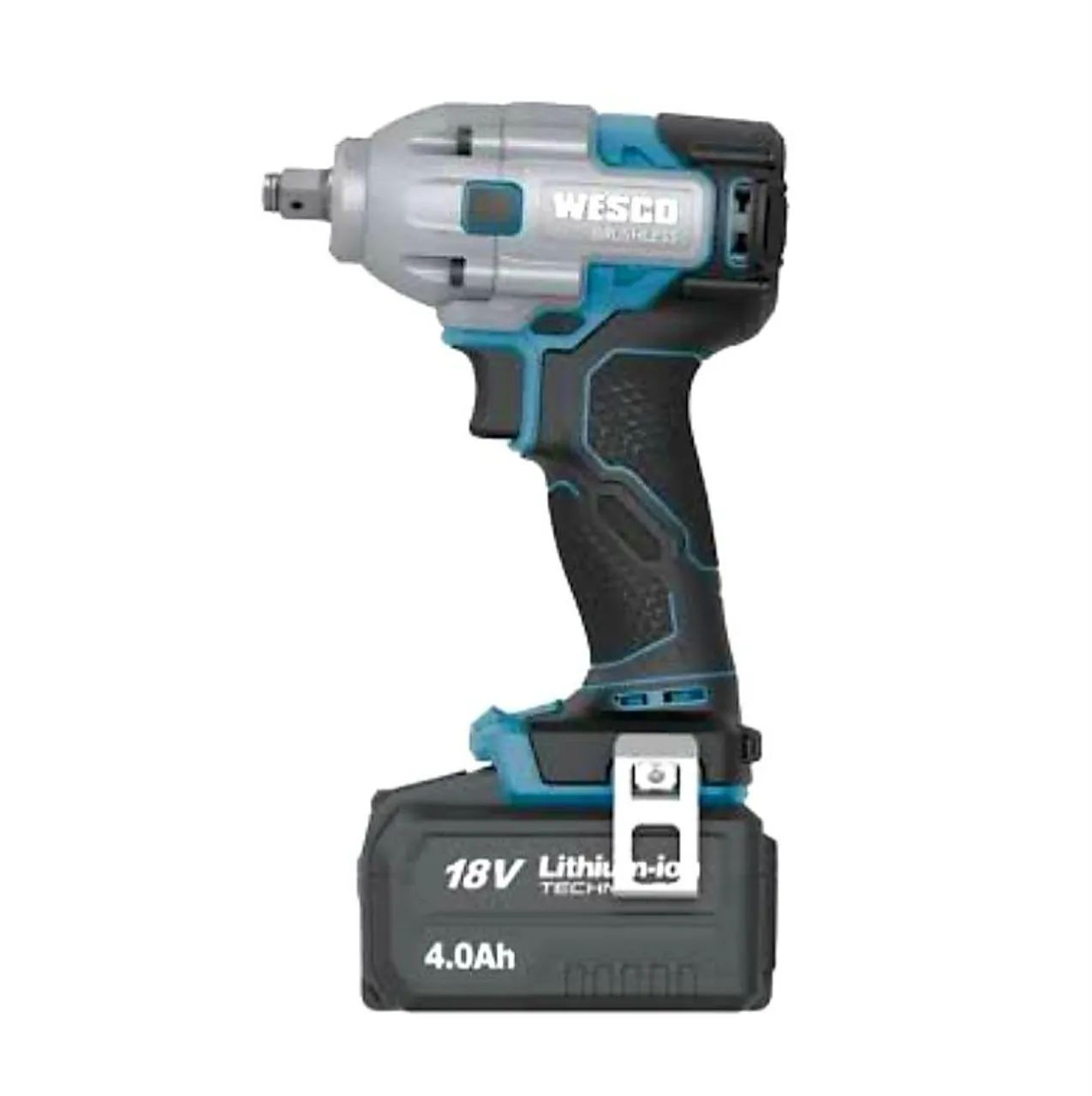 CHAVE DE IMPACTO WESCO BRUSHLESS 1/2 POL 350NM C/1BAT 18V 2AH