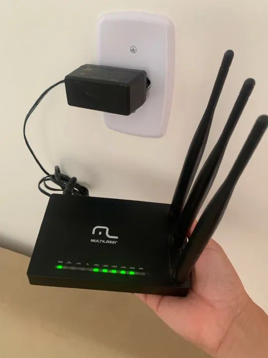 Roteador Multilaser 3 Antenas 