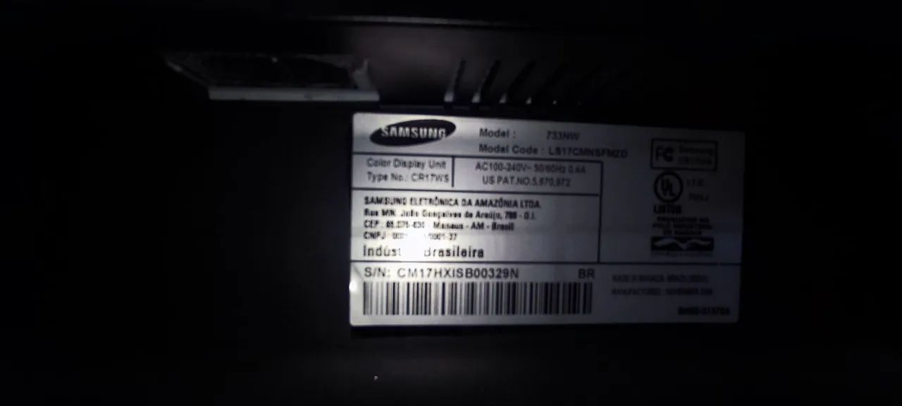 Monitor Samsung 17 polegadas  - Foto 4