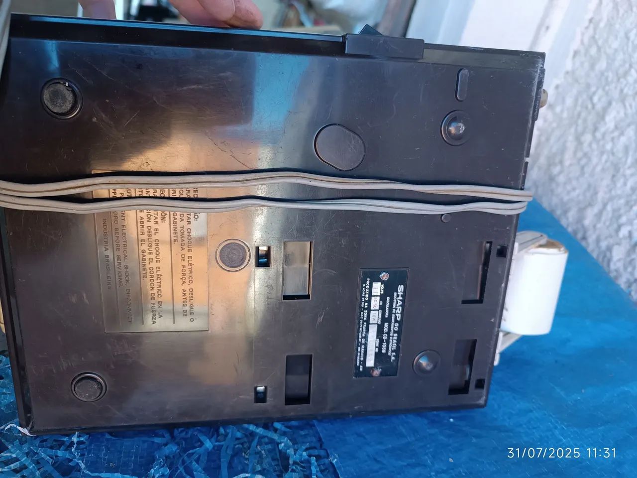 Calculadora Sharp Eletrônica com Impressora - Antiga65675276501507121