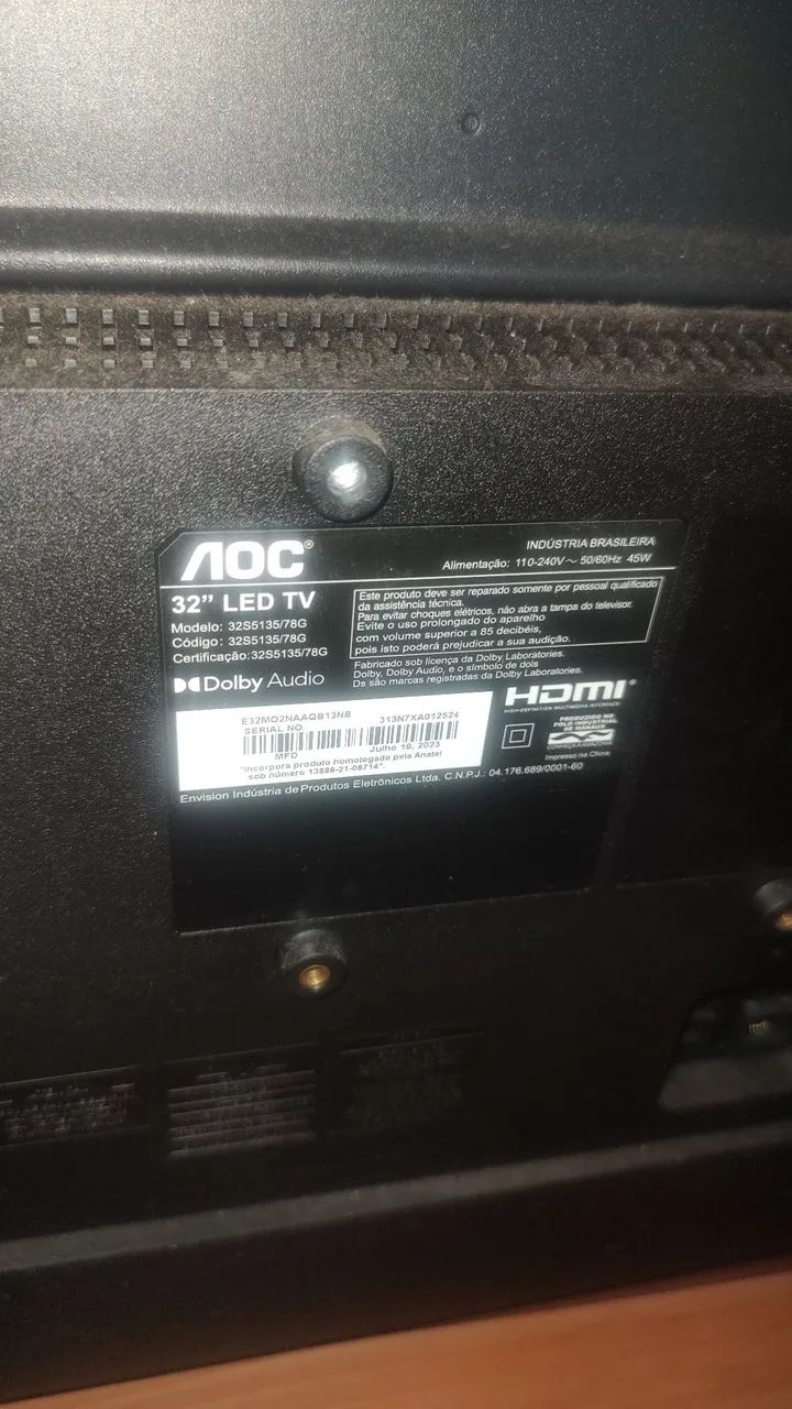TV AOC 32 polegadas - Foto 4