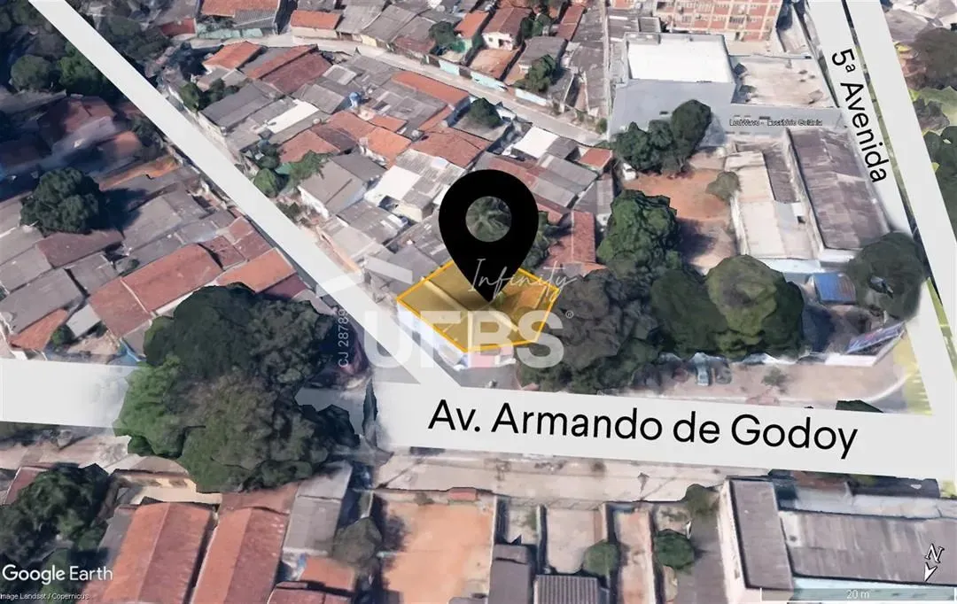 Terreno amplo de 264,81 m² com casa e Loja construídas