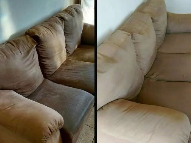 Sofá poltrona puffs limpeza de estofados  - Foto 4