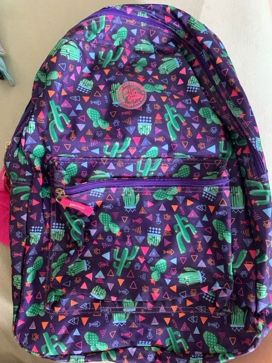 Mochila Escolar Cactus