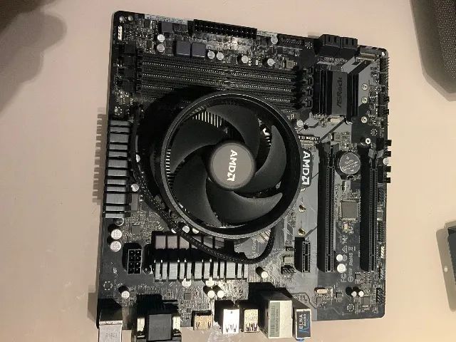 Placa mãe ASROCK B450M PRO 4, R2.0,  AMD. - Foto 3