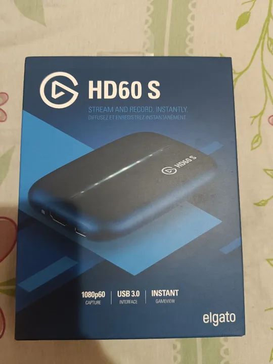 Elgato HD60 S - Capturadora de Vídeo para Stream e Gravação NOVA