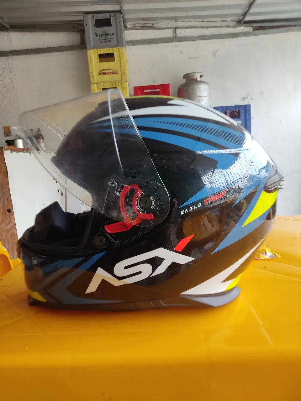Capacete ASX Eagle Street - Azul/Preto