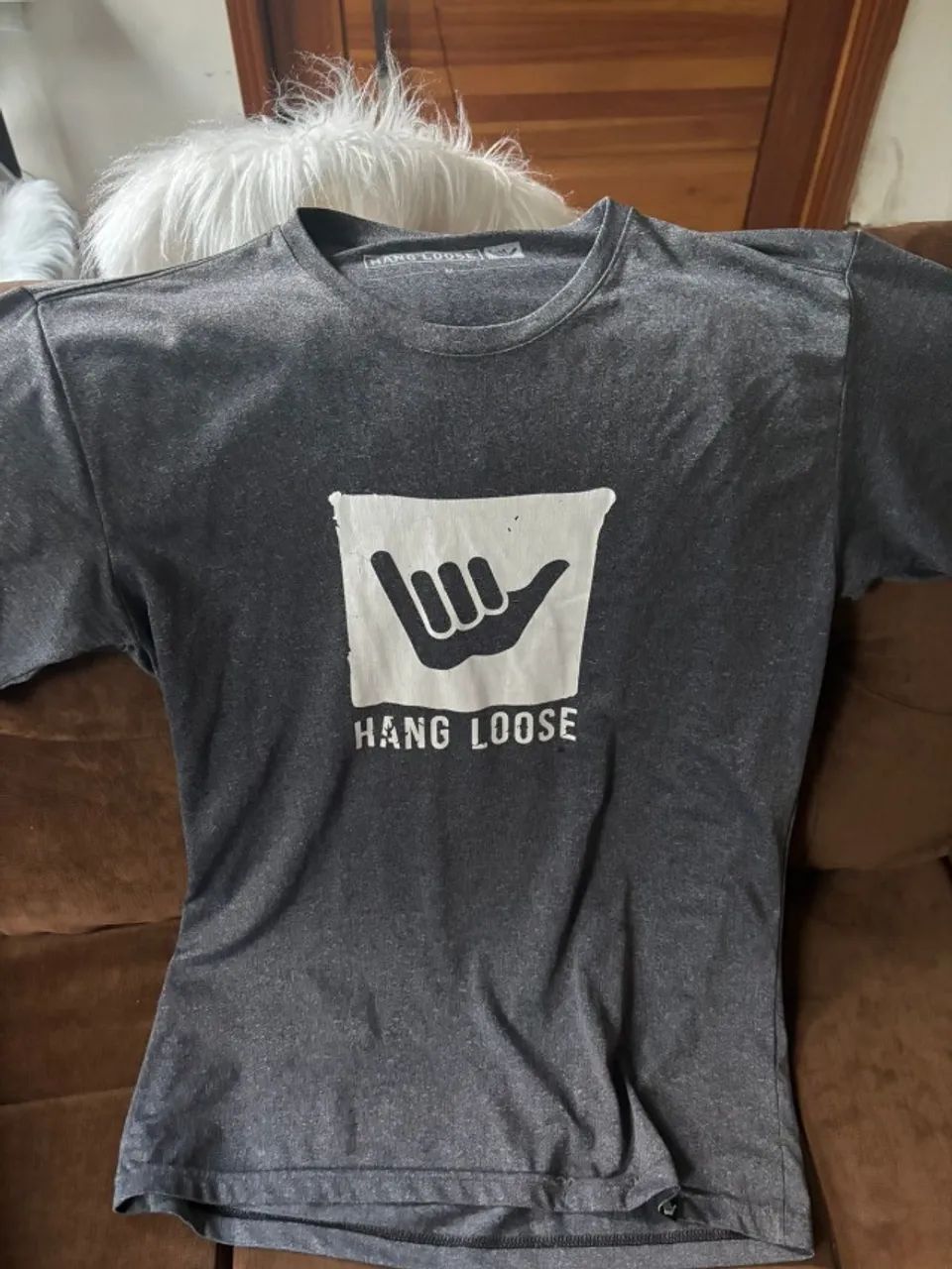 Camisa Hang Loose cinza