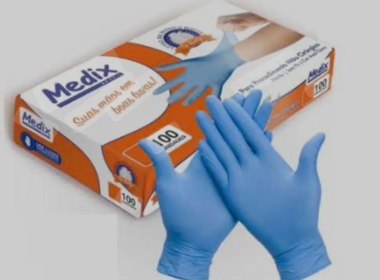 Luvas Procedimento latex nitrilica vinil - Mega Promoção - Foto 4