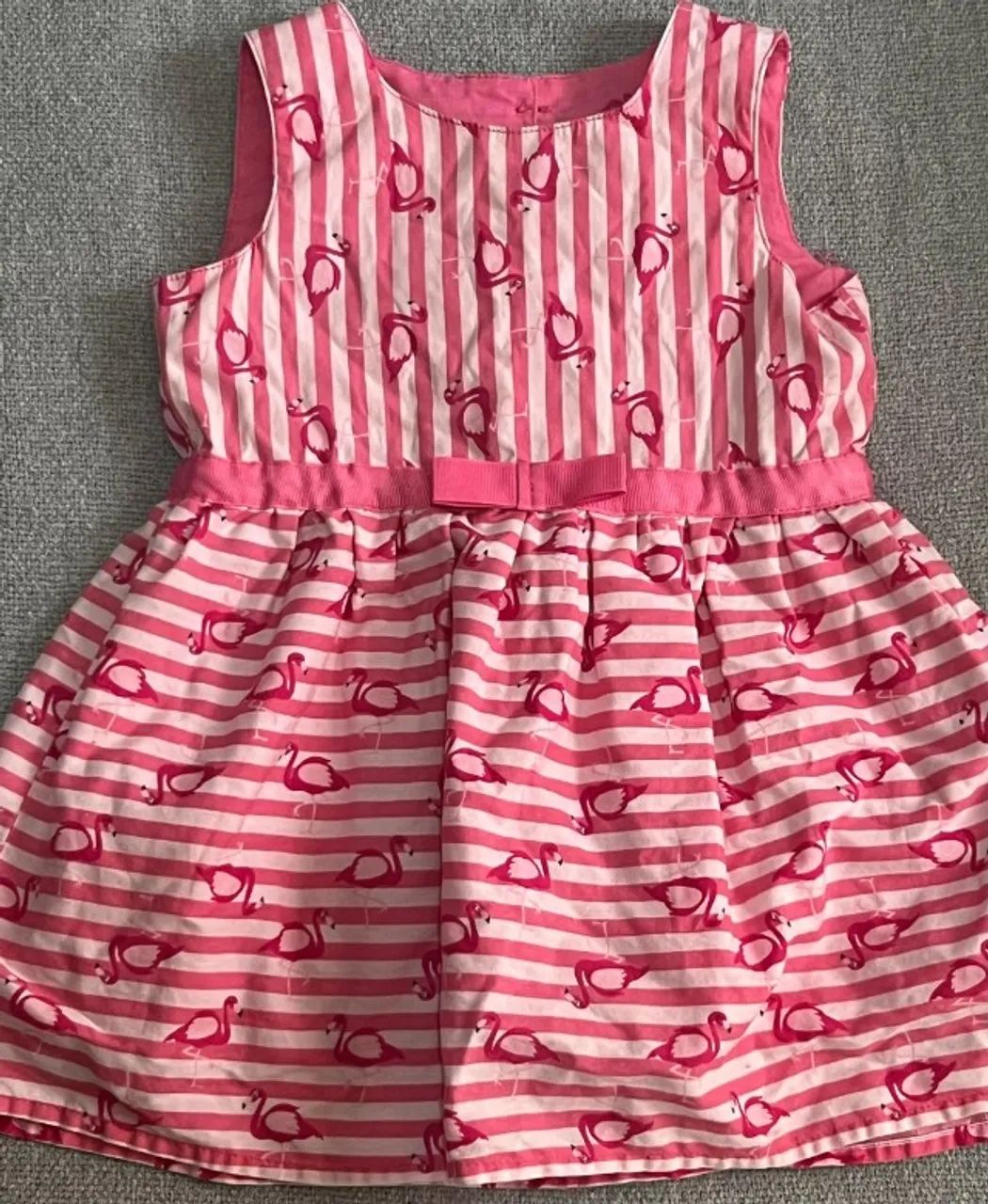 Vestido Pink Tip Top 12M Flamingo 100% Original - Foto 5