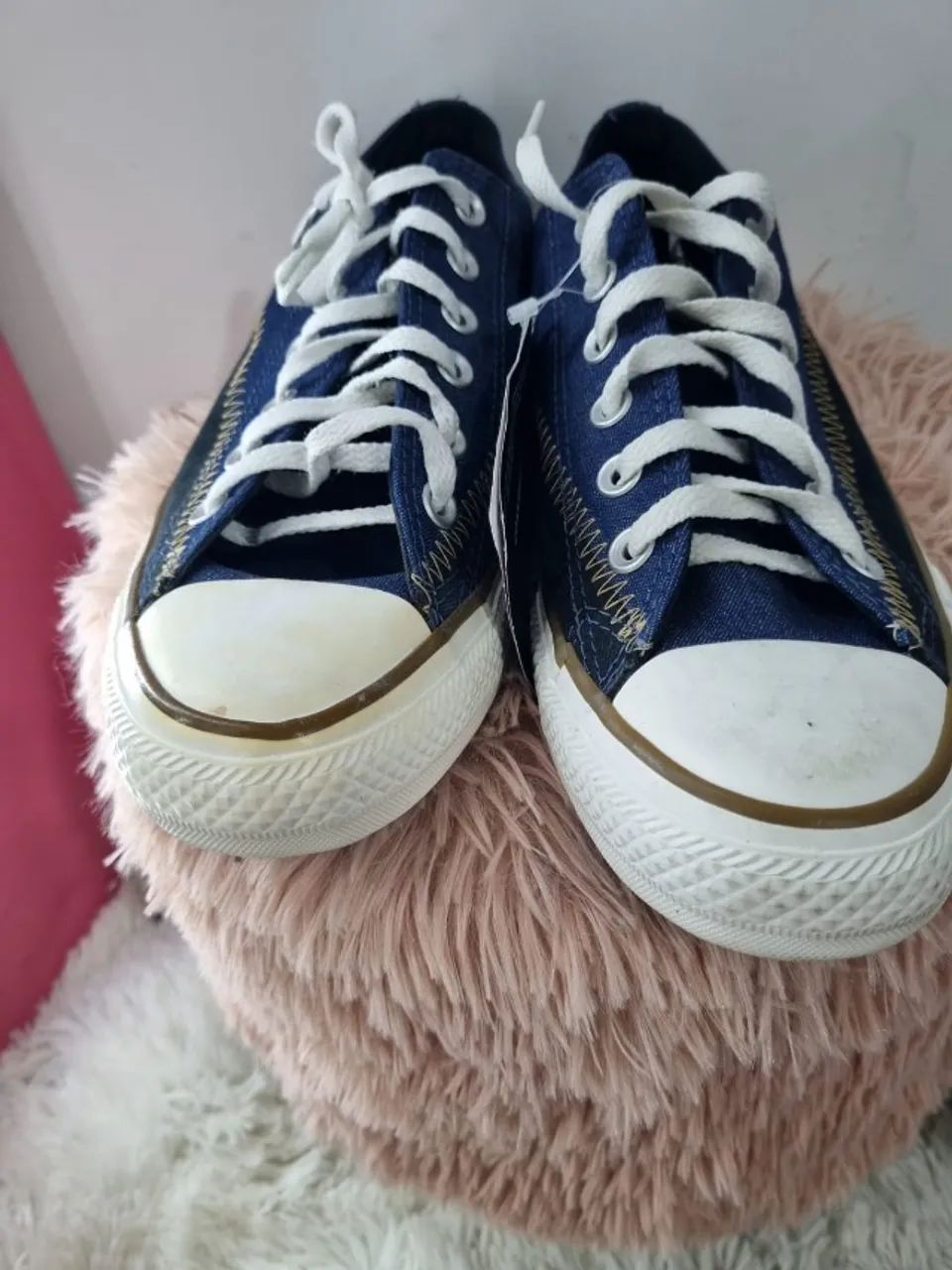 Converse All Star azul jeans  - Foto 2