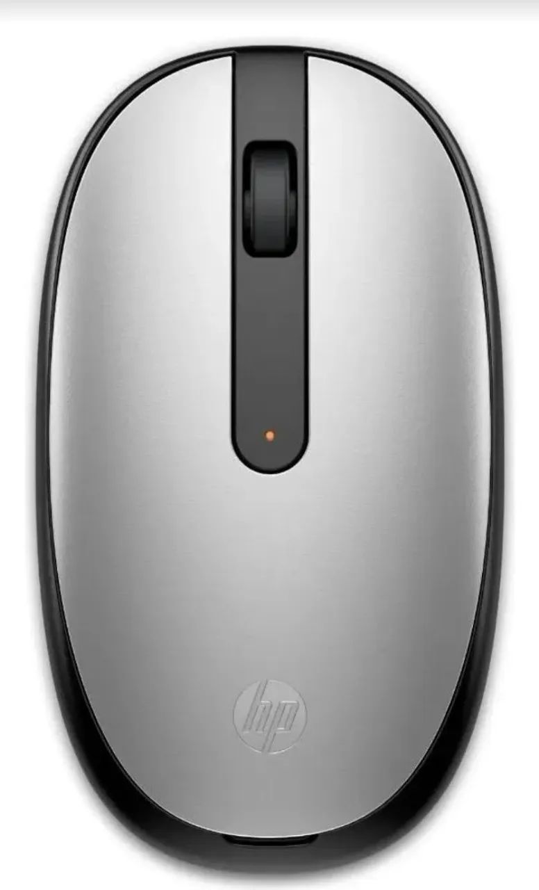 Mouse Sem Fio Hp 240 Bluetooth Prata Prateado