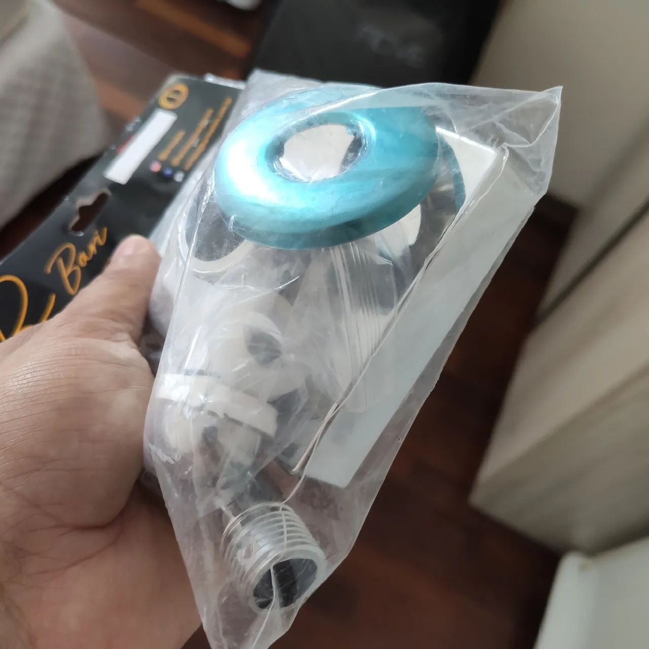 ? Ducha Bari Quadrada Cromada - Nova e Lacrada - Foto 3