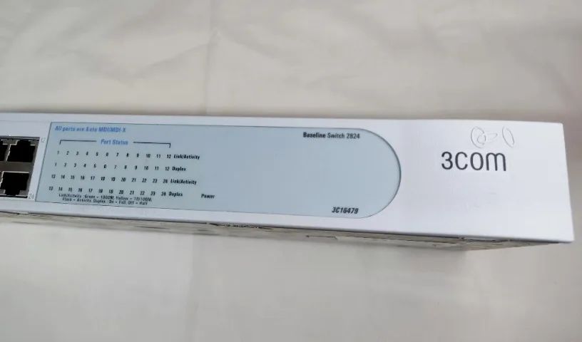 Switch 3com Baseline 2824 3c16479 24 Portas 10/100/1000 - Foto 2