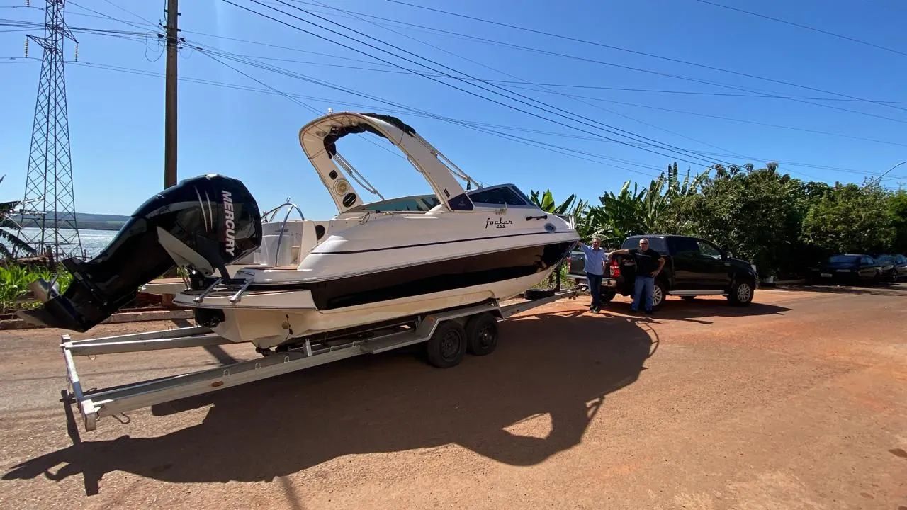 Lancha focker 255 mercury 250 hp - Foto 4