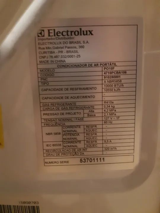 Ar condicionado portátil Electrolux - Foto 4