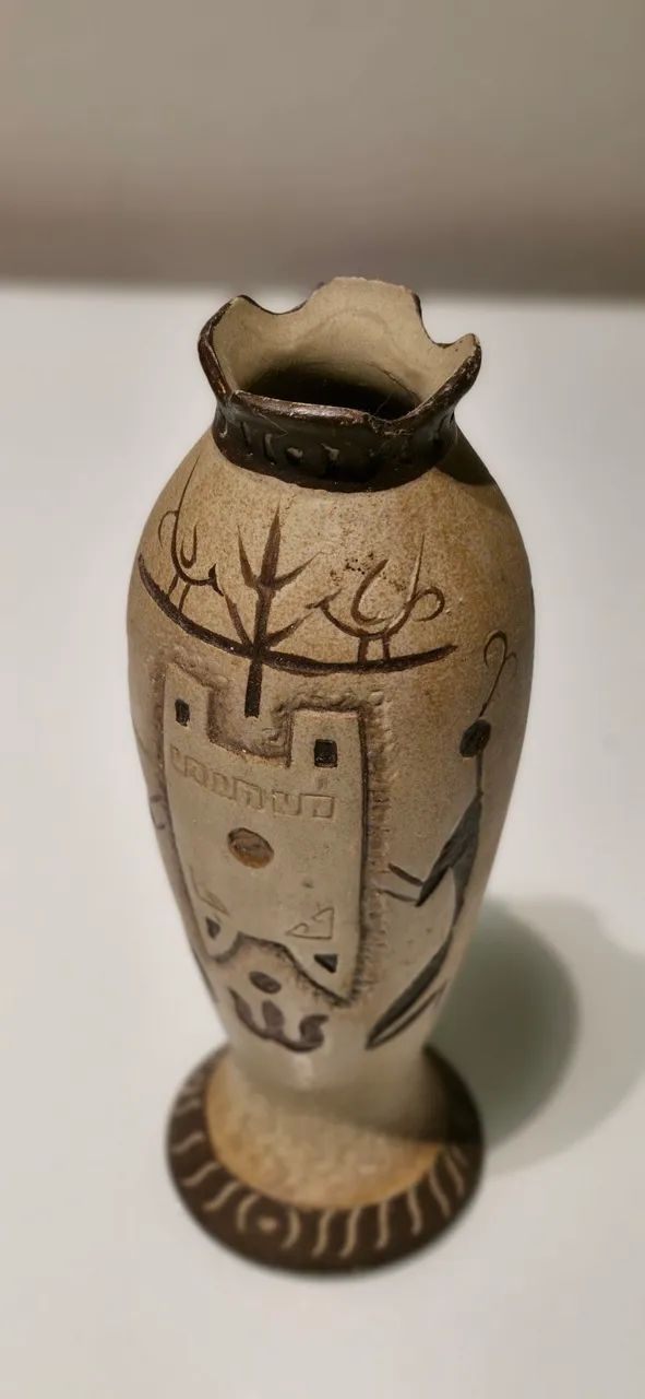 Vaso Decorativo Artesanal com Design Tribal - Foto 5