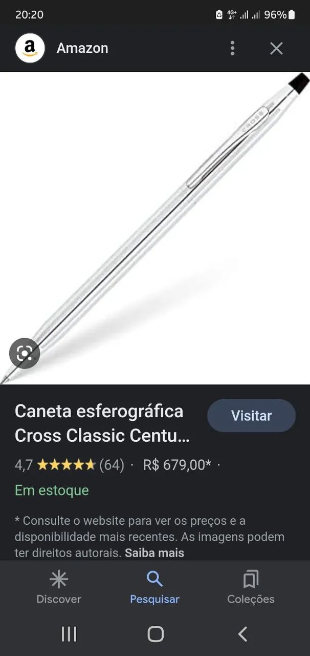 Caneta Cross. Sem uso. - Foto 3