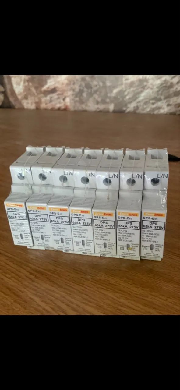 Protetor De Surto Classe II 65KA 275V DPS-E65 Enerbras - Foto 3