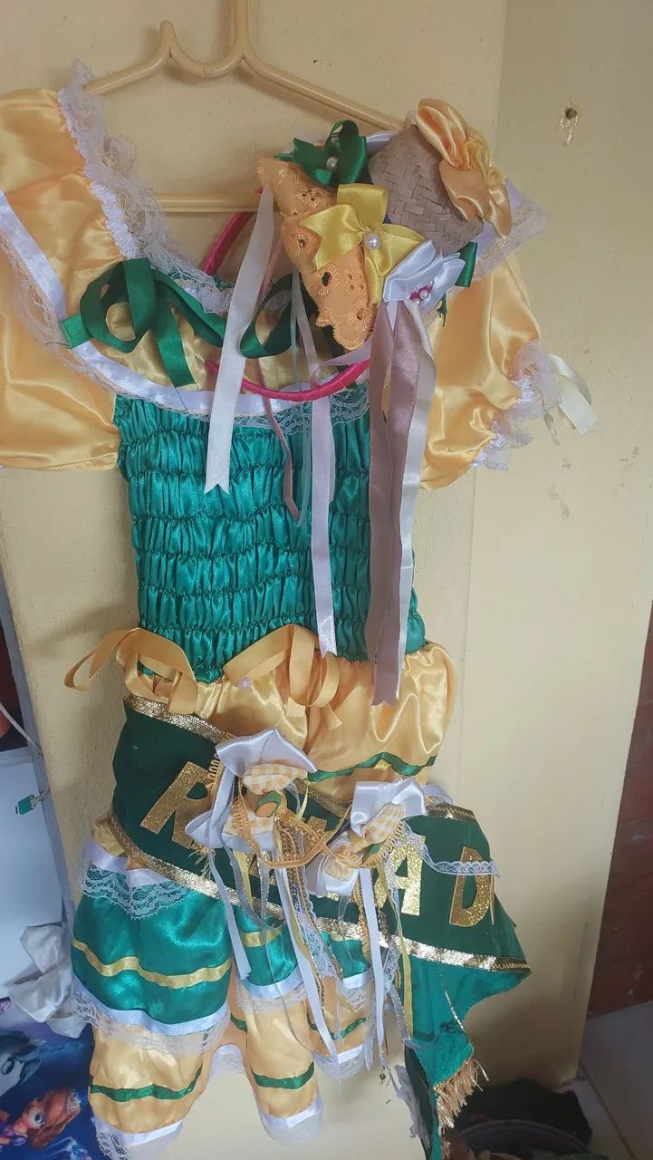 Vestido festa junina rainha do milho