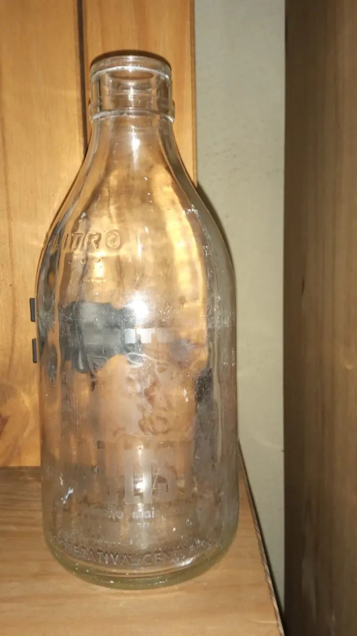 Garrafa de 01 litro de leite Paulista