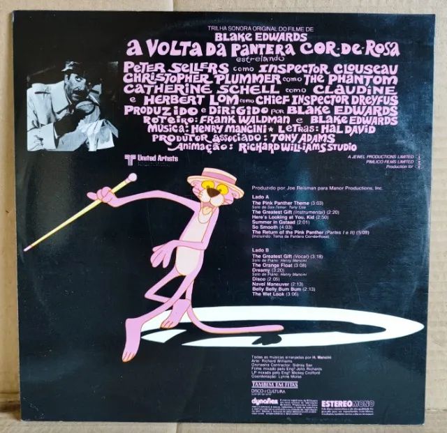 2 Lps : A Pantera Cor De Rosa + A Volta Da Pantera Cor De Rosa - Foto 5