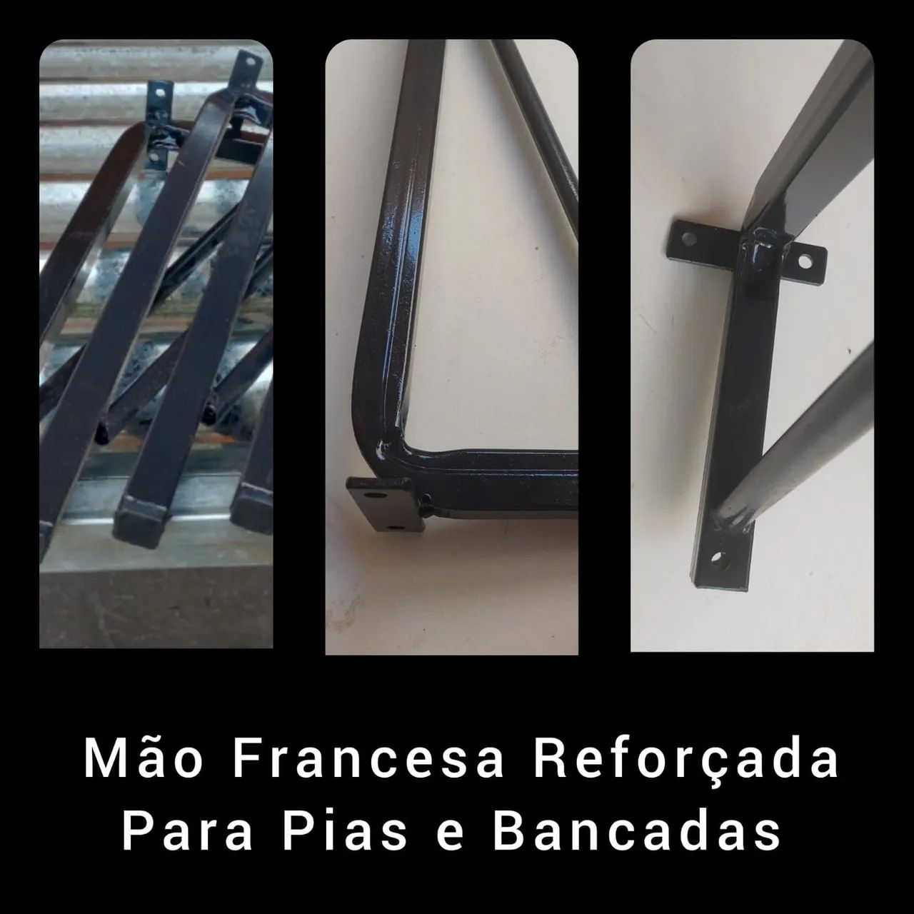 Mão Francesa Extra Forte Para Mesas e Bancadas