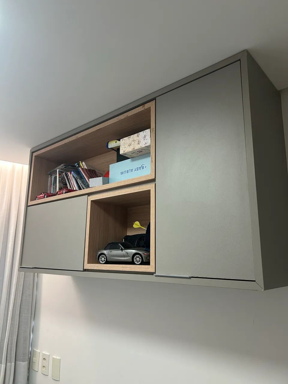 Móvel Prateleira Cinza64861557619713122