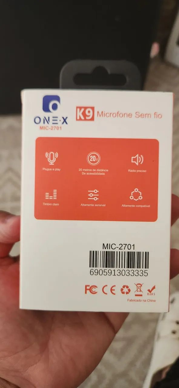 Microfone Sem Fio ONE-X K9 - Foto 2