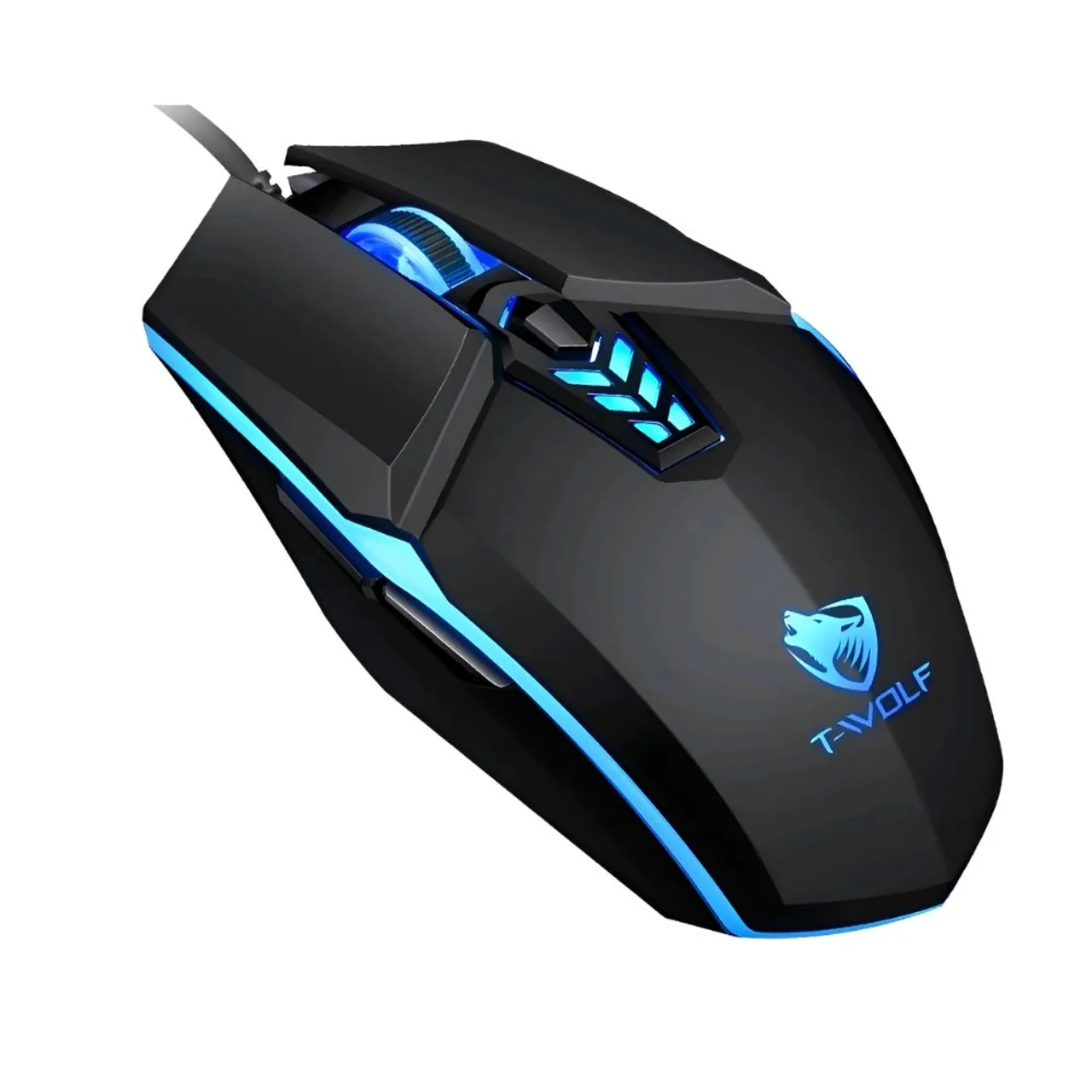Mouse Gamer T-Wolf com LED Azul - Alta Performance