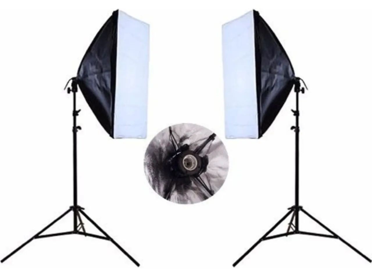  Kit Iluminação 2 Softbox - Foto 2