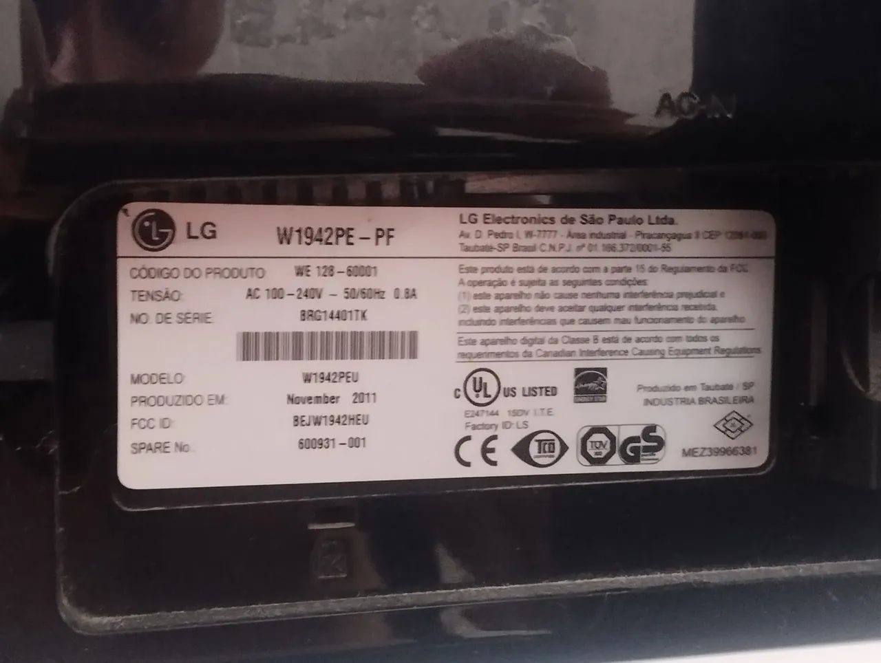 Monitor VGA 14" + Teclado USB ABNT2 - Foto 3