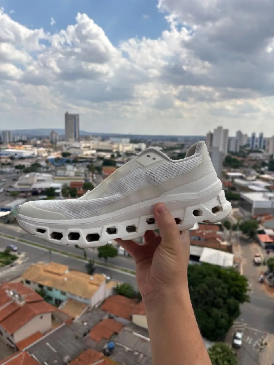 On Running Cloudmonster Void Original Branco + Caixa - Foto 3