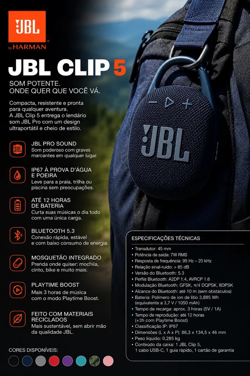 Jbl Clip 5 - Foto 4