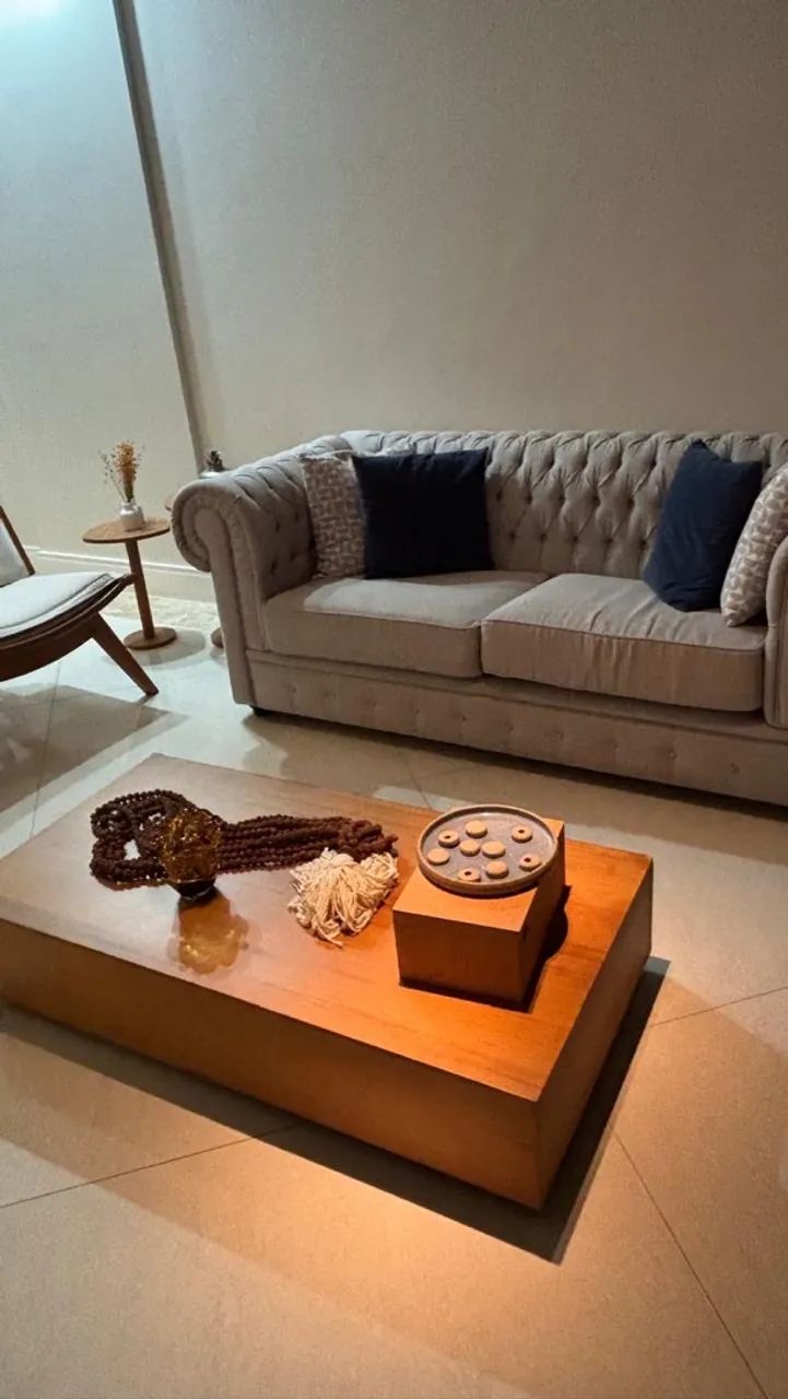 Mesa de centro de madeira  - Foto 4