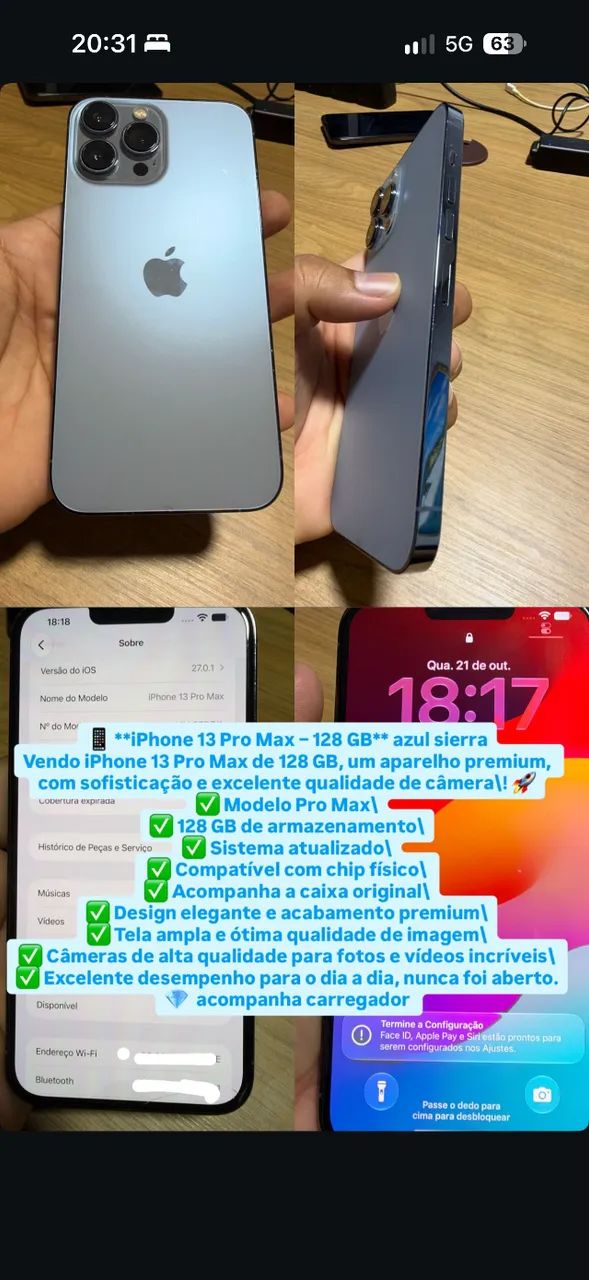 iPhone 13 Pro Max azul Sierra - Foto 3
