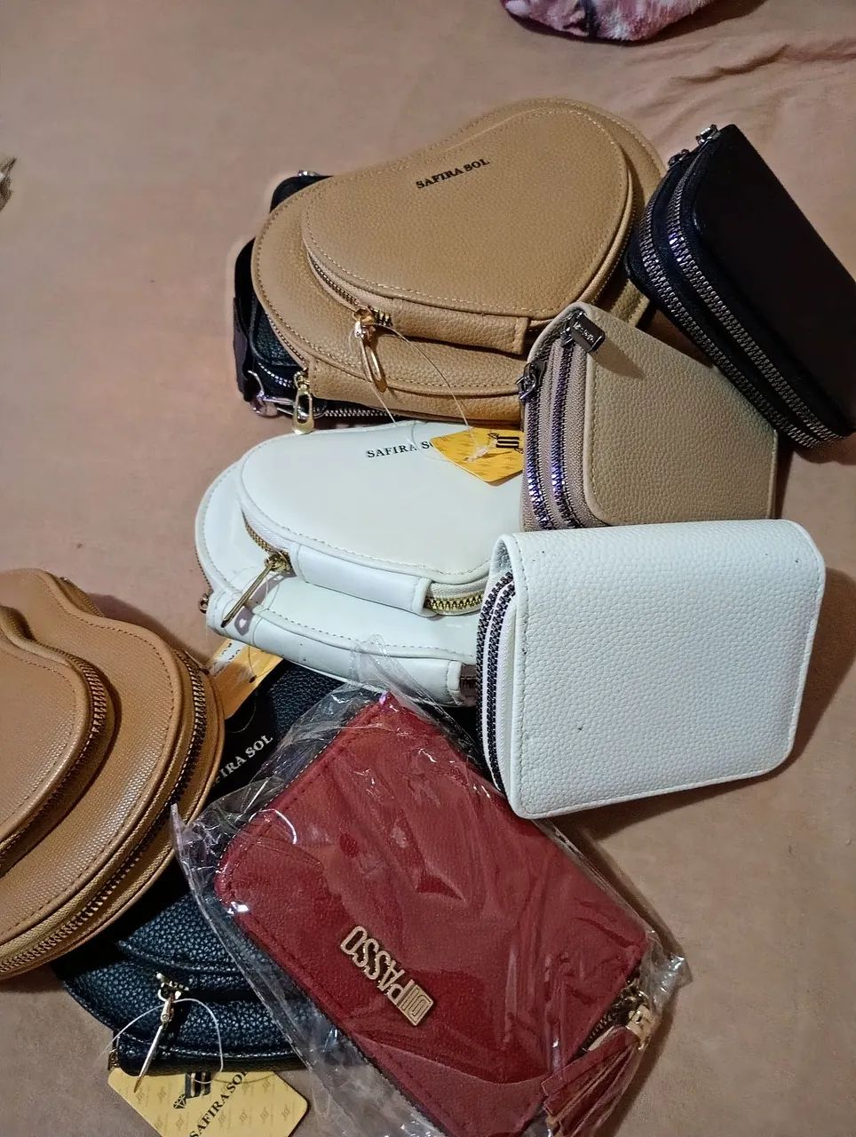 Lote de bolsas e carteira  - Foto 5