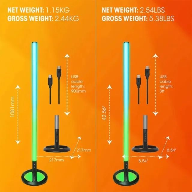 Party Light JBL Stick, Led, IPX4, Bluetooth, USB-C, 8h - Foto 4