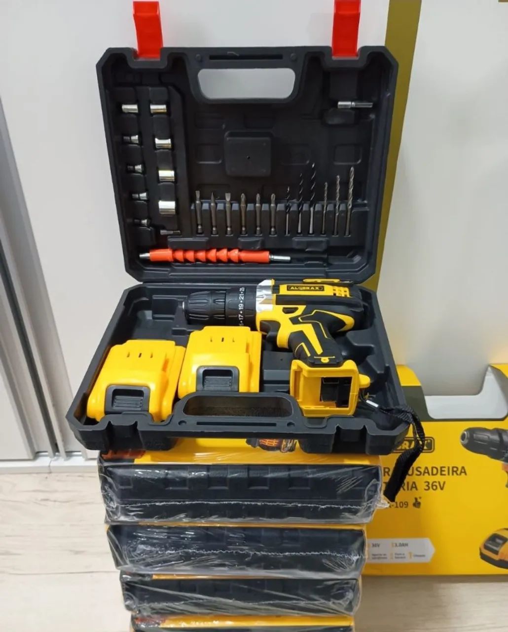 PARAFUSADEIRA COM 2 BATERIAS ? 446558781078906881