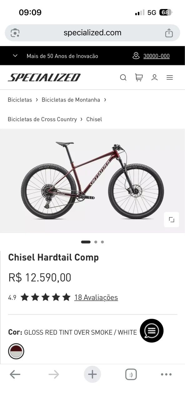 Bicicleta Specialized Chisel Comp