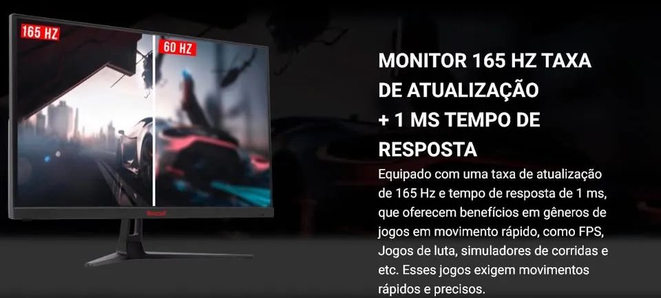 Monitor Gamer 165Hz 1ms Full HD FreeSync TGT ALTAY - Foto 5