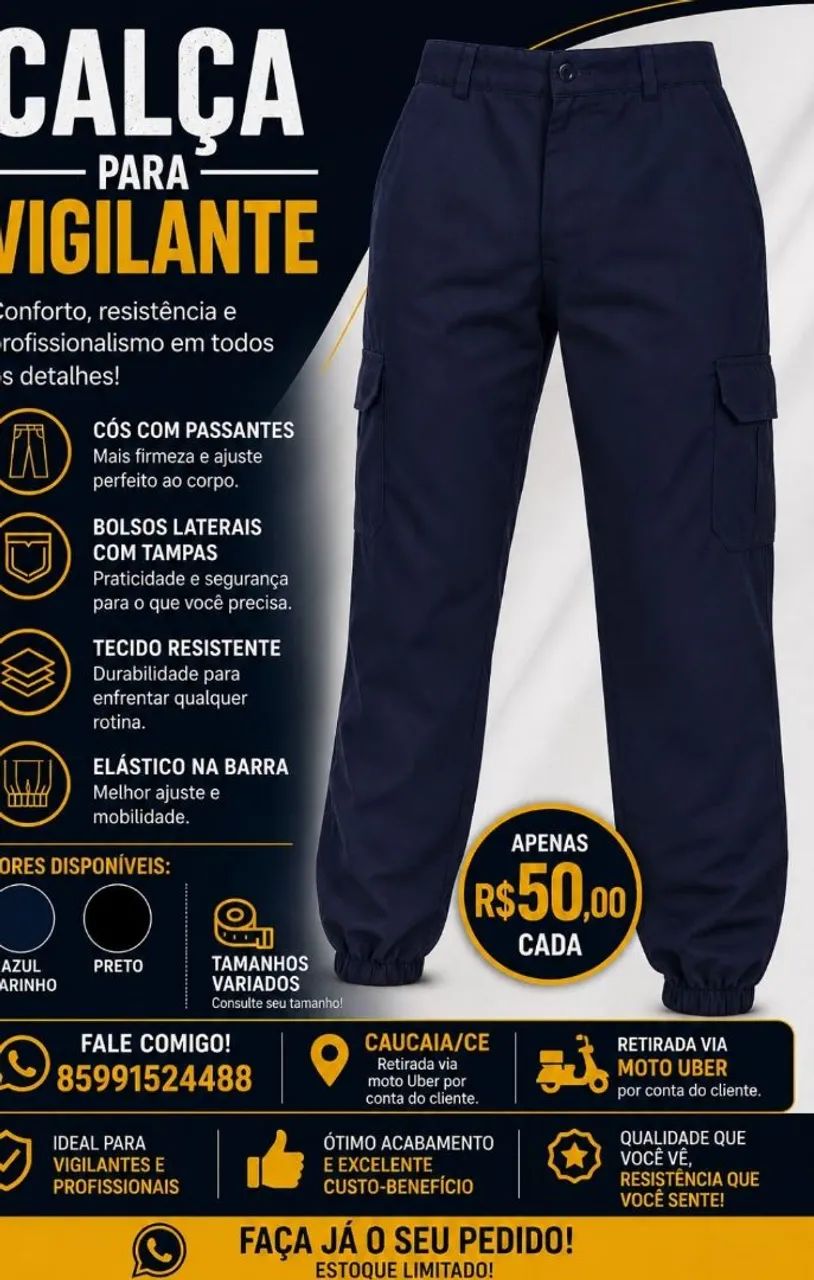 Calças vigilante