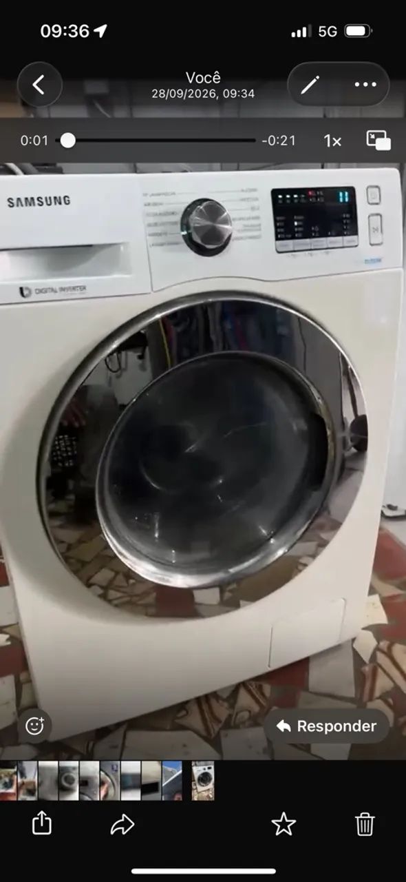 Lava e seca Samsung 