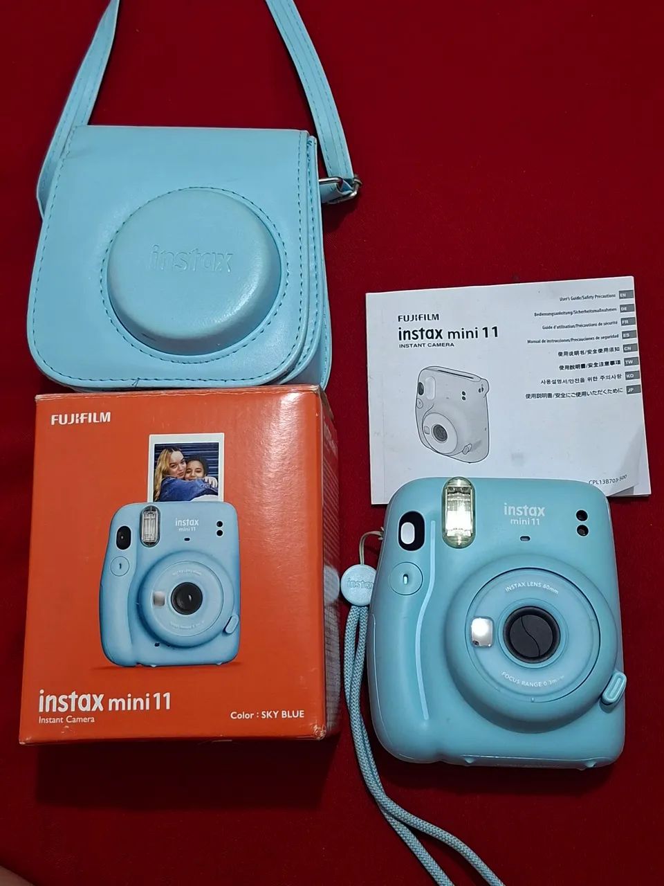 Câmera Instax mini 11 com bolsa