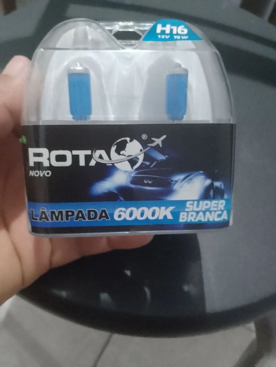 Lâmpada h16 super branca 