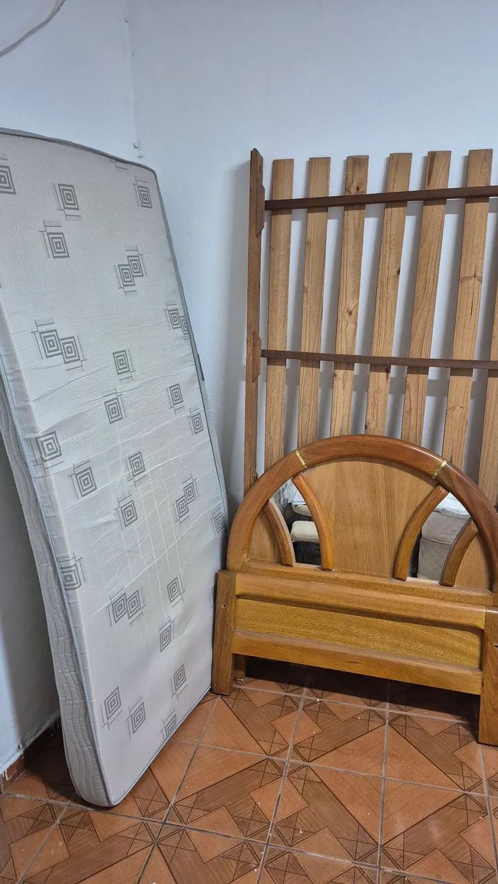 Cama + colchão de solteiro - Foto 2