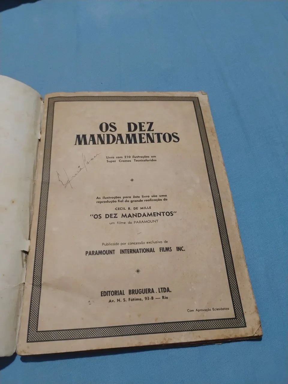 Álbum de figurinhas Os Dez Mandamentos (completo) - Foto 2