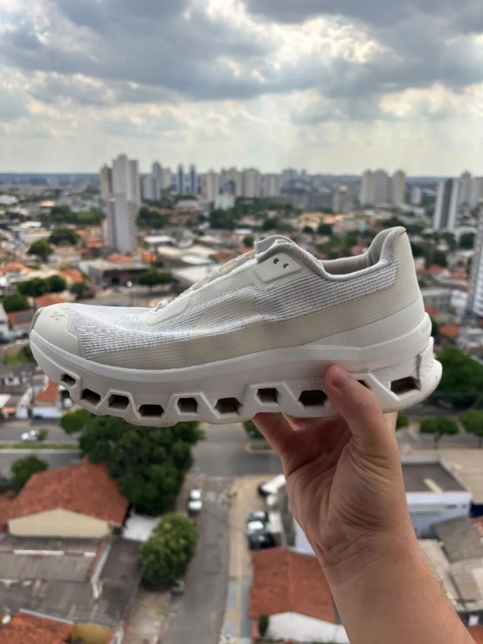 On Running Cloudmonster Void Original Branco + Caixa - Foto 5